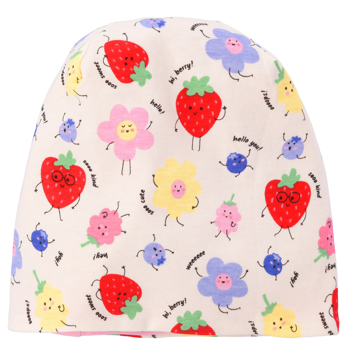 Topolino Mädchen Mütze zum Wenden rosa
