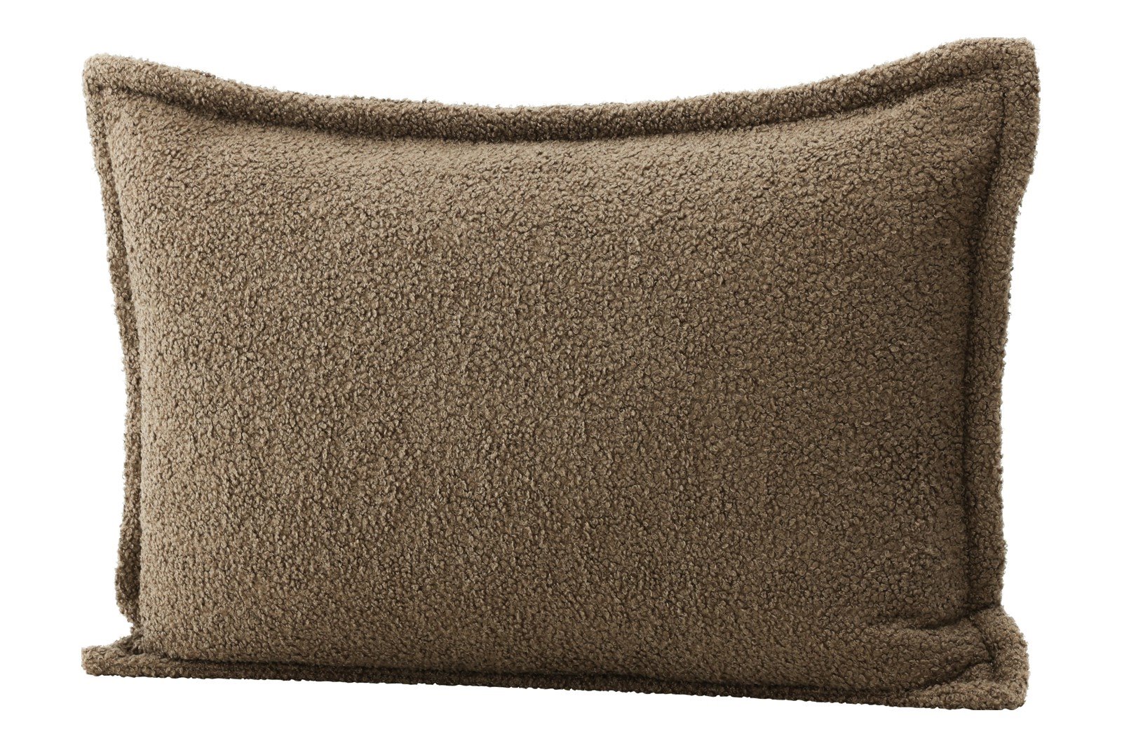 Tuva putetrekk 40x60cm, brun teddystoff