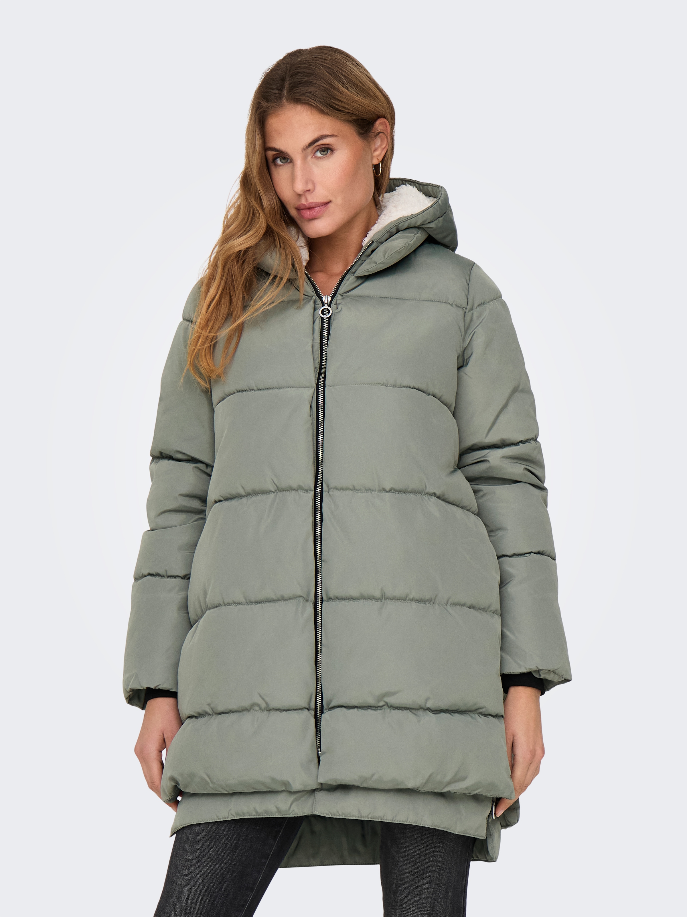 ONLY Steppmantel »ONLKELLY NORA LONG PUFFER COAT OTW«