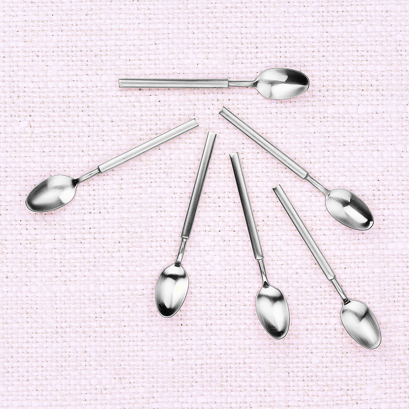 Bjorn 6 Petites cuillères Viggo inox mat
