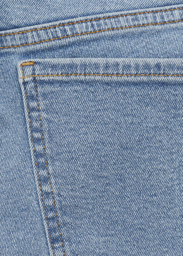 MANGO Jeans Sienna flare crop Open blue