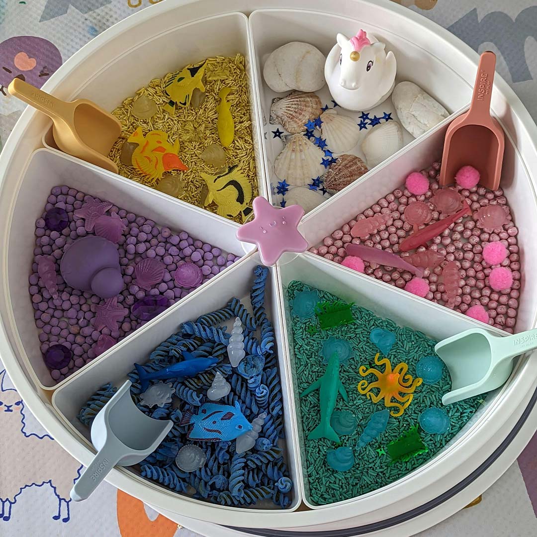 Inspire my play schepjes mini - pastel - 4st