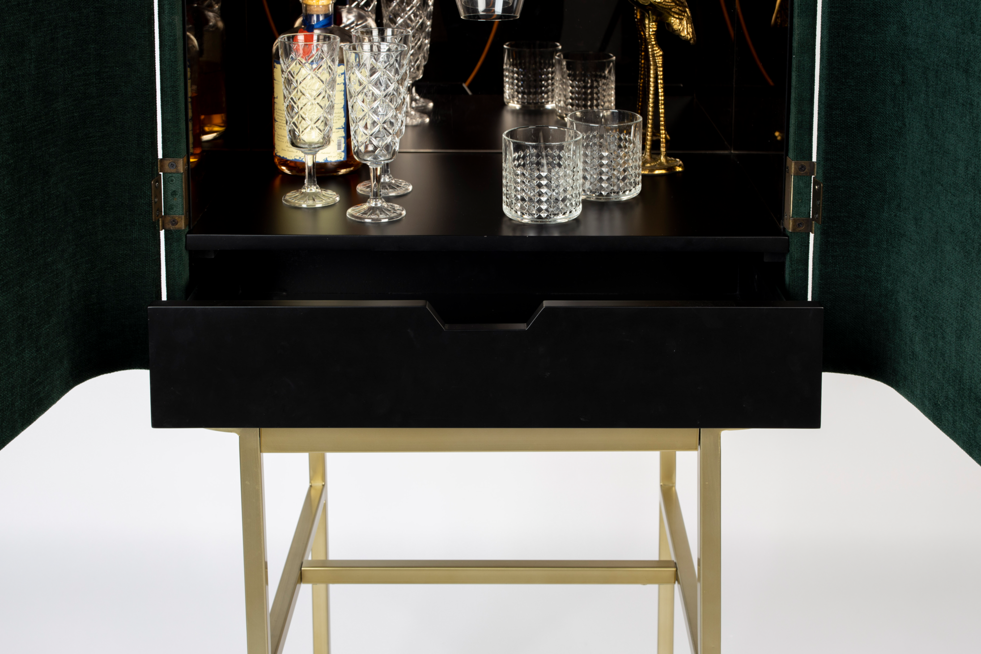 Wandkast Ava Morgana velvet groen