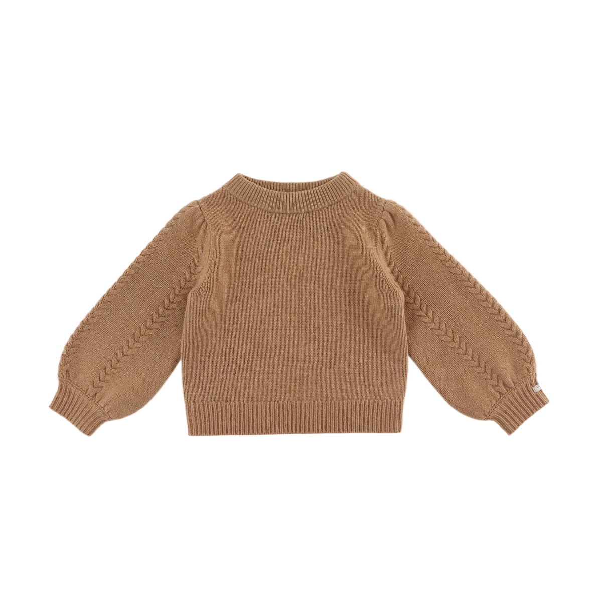 Kasine Merino Wool Sweater | Hazelnut