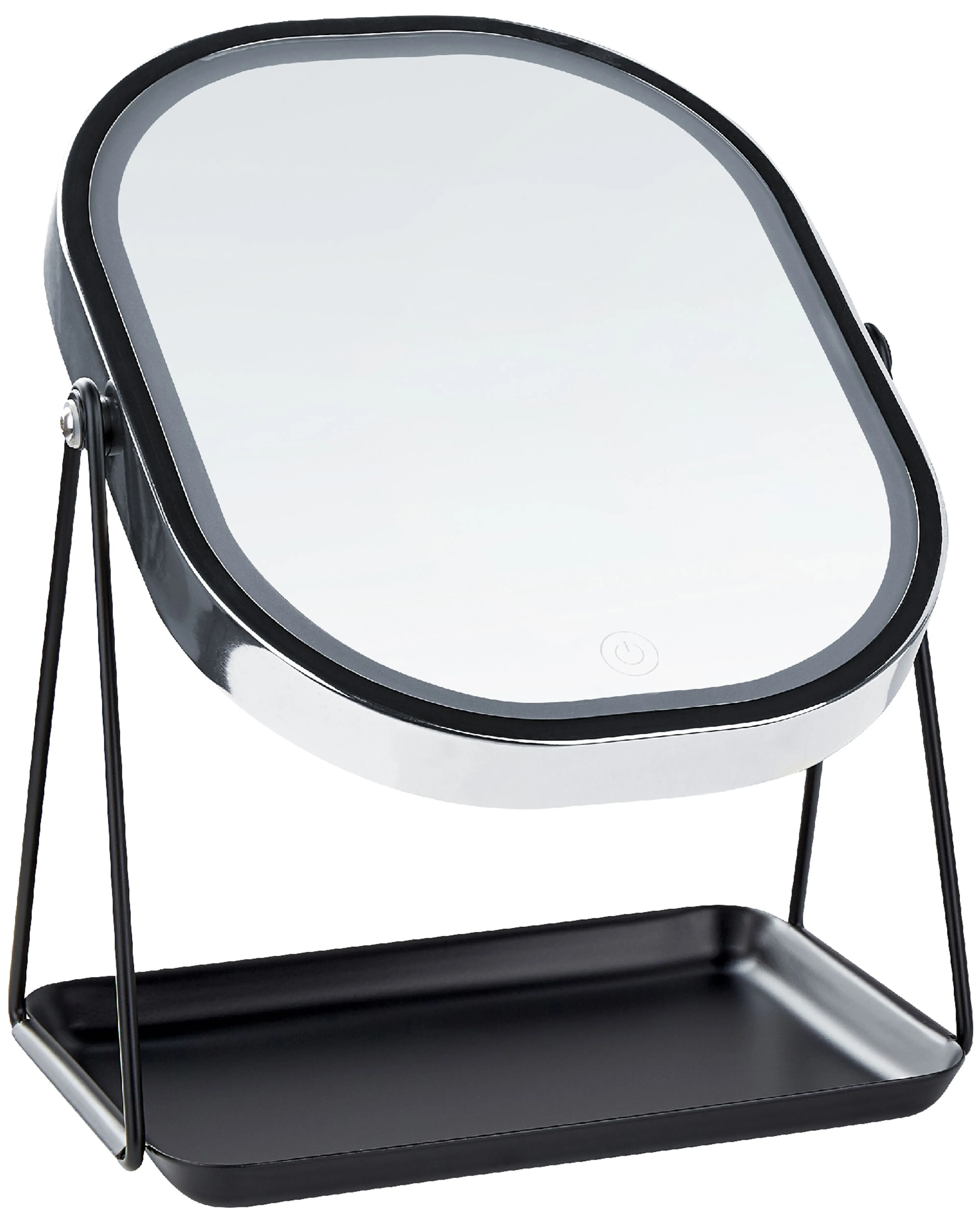 Make-up spiegel LED DORDOGNE Zilver