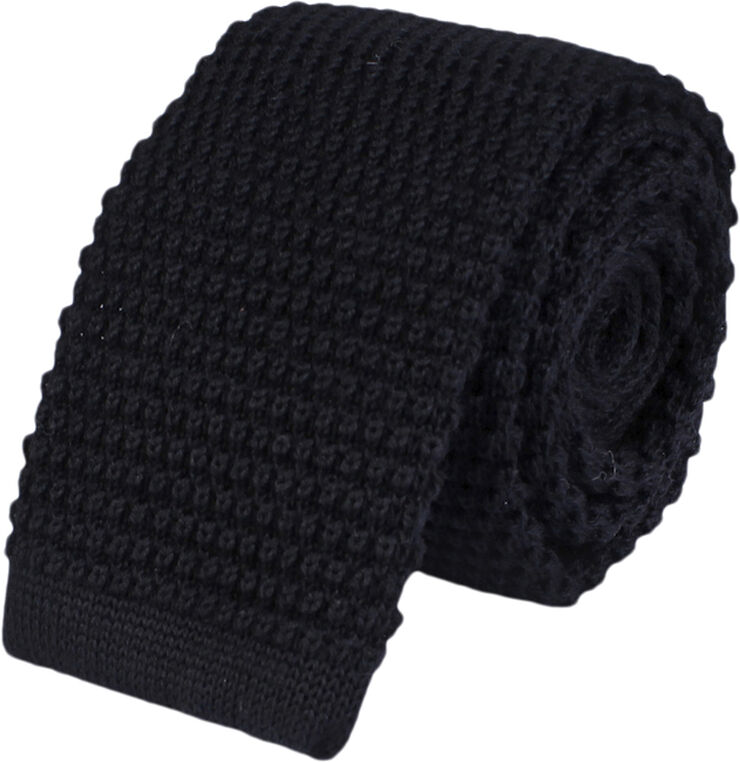 Amanda Christensen Knitted Tie 999 black