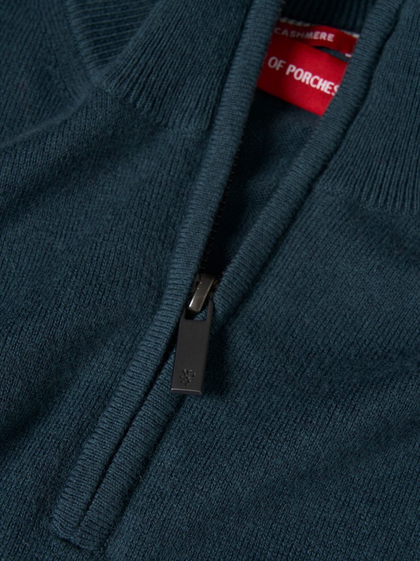 Camisola com carcela de algodão e caxemira