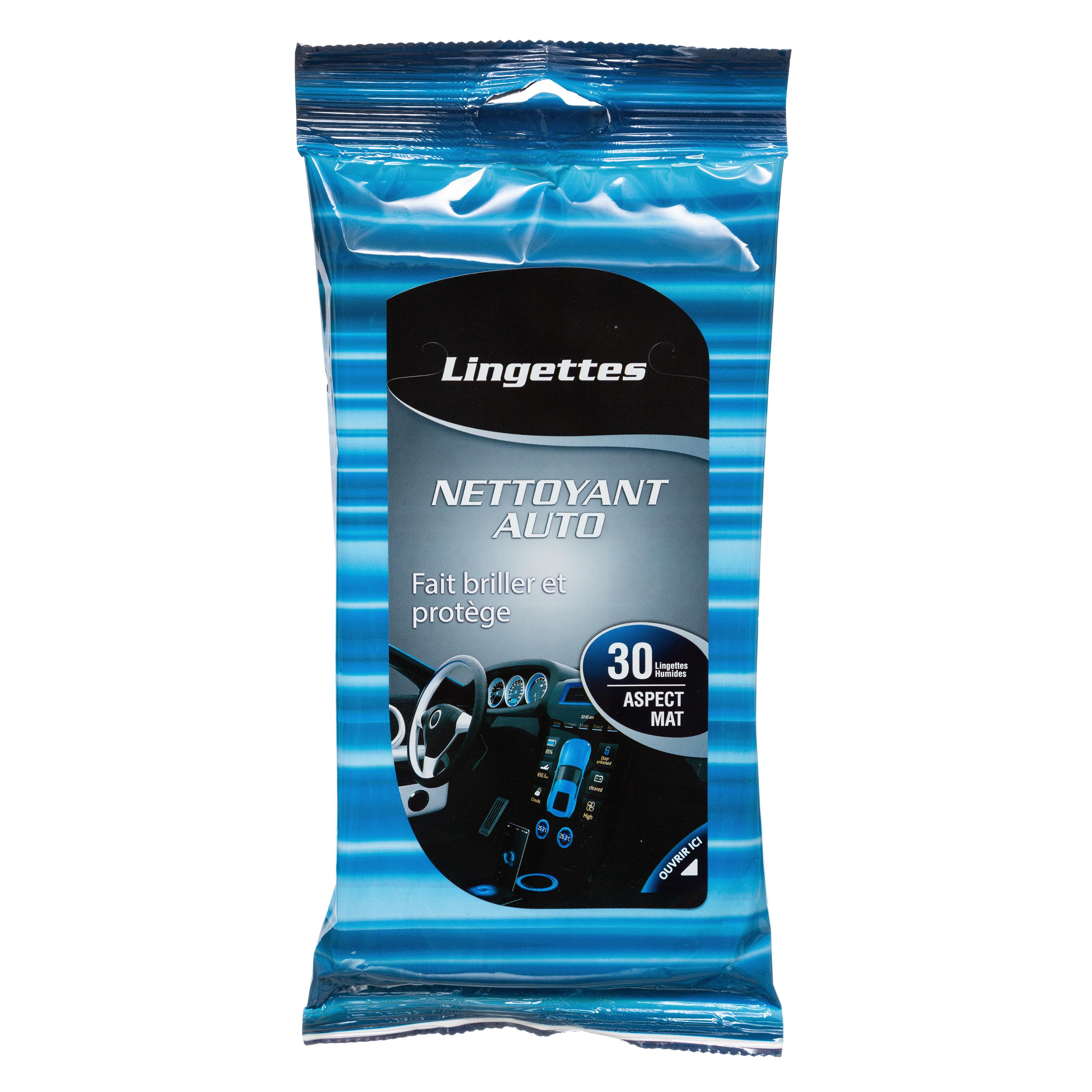 LINGETTES X30 PIECES NETTOYANT AUTO