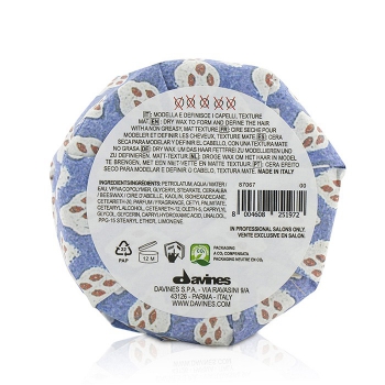 Davines More Inside This Is A Strong Dry Wax (For Defined Mat Textures) 75ml/2.69oz