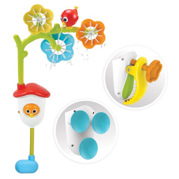 Mobile de bain avec oiseau