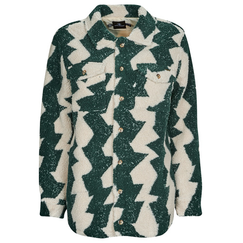 Volcom - SILENT SHERPA JACKET - Blanc / Vert