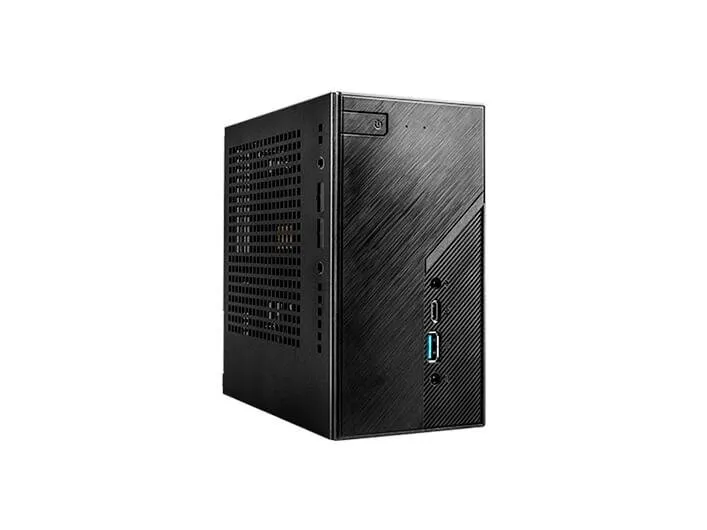 ASRock DeskMini H470 - Barebone - mini PC - LGA1200 sokkel - Intel H470 - uden CPU op til - RAM 0 GB - Gigabit Ethernet