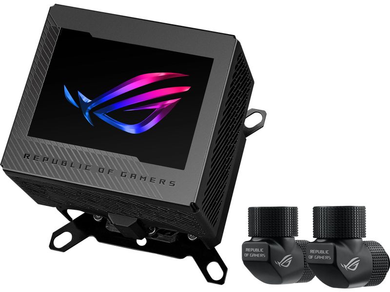ASUS ROG Wasserkühlung ROG Ryujin III WB LCD Schwarz CPU-Wasserblock mit 3.5