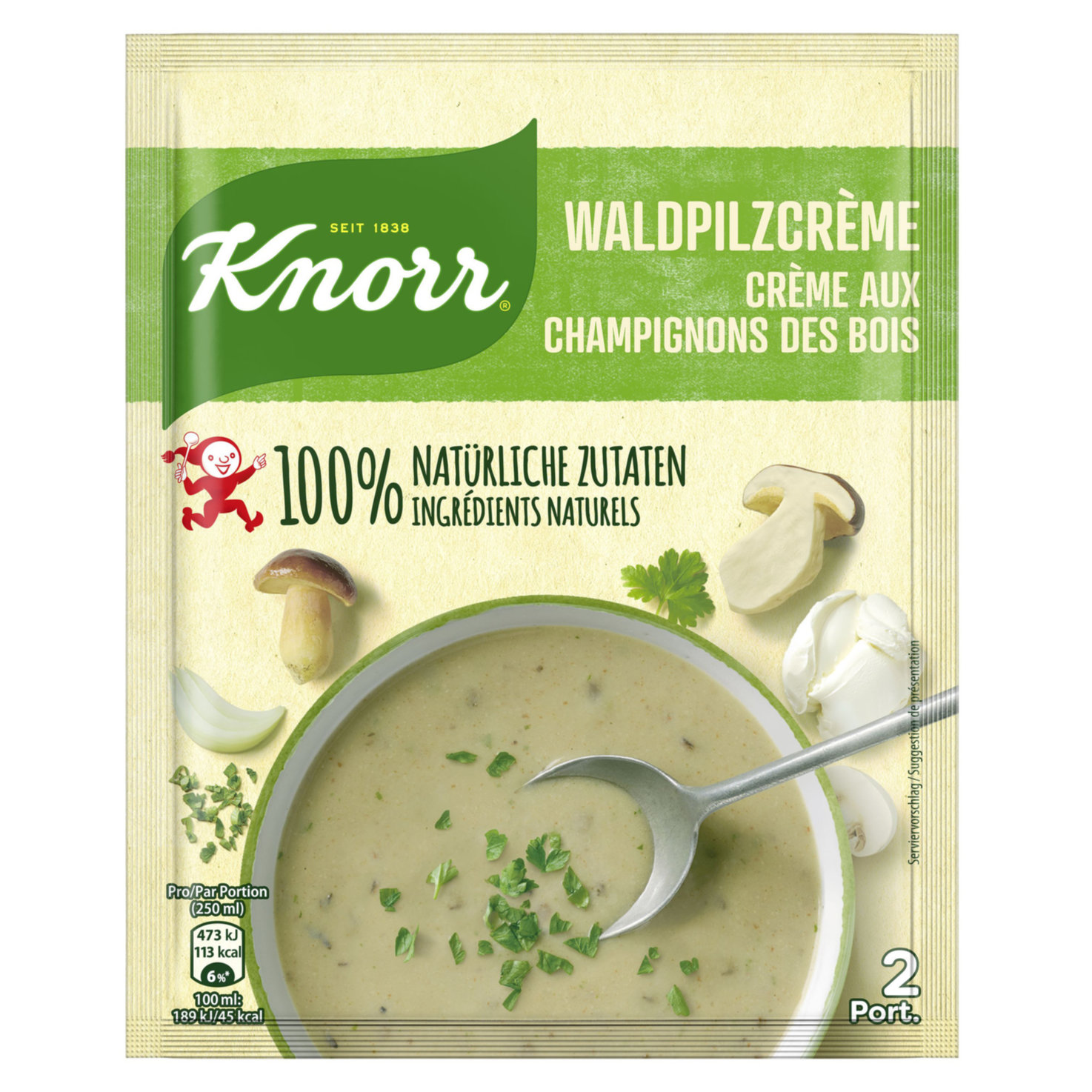 Knorr Natürlich Fein! Suppe Waldpilzcrème