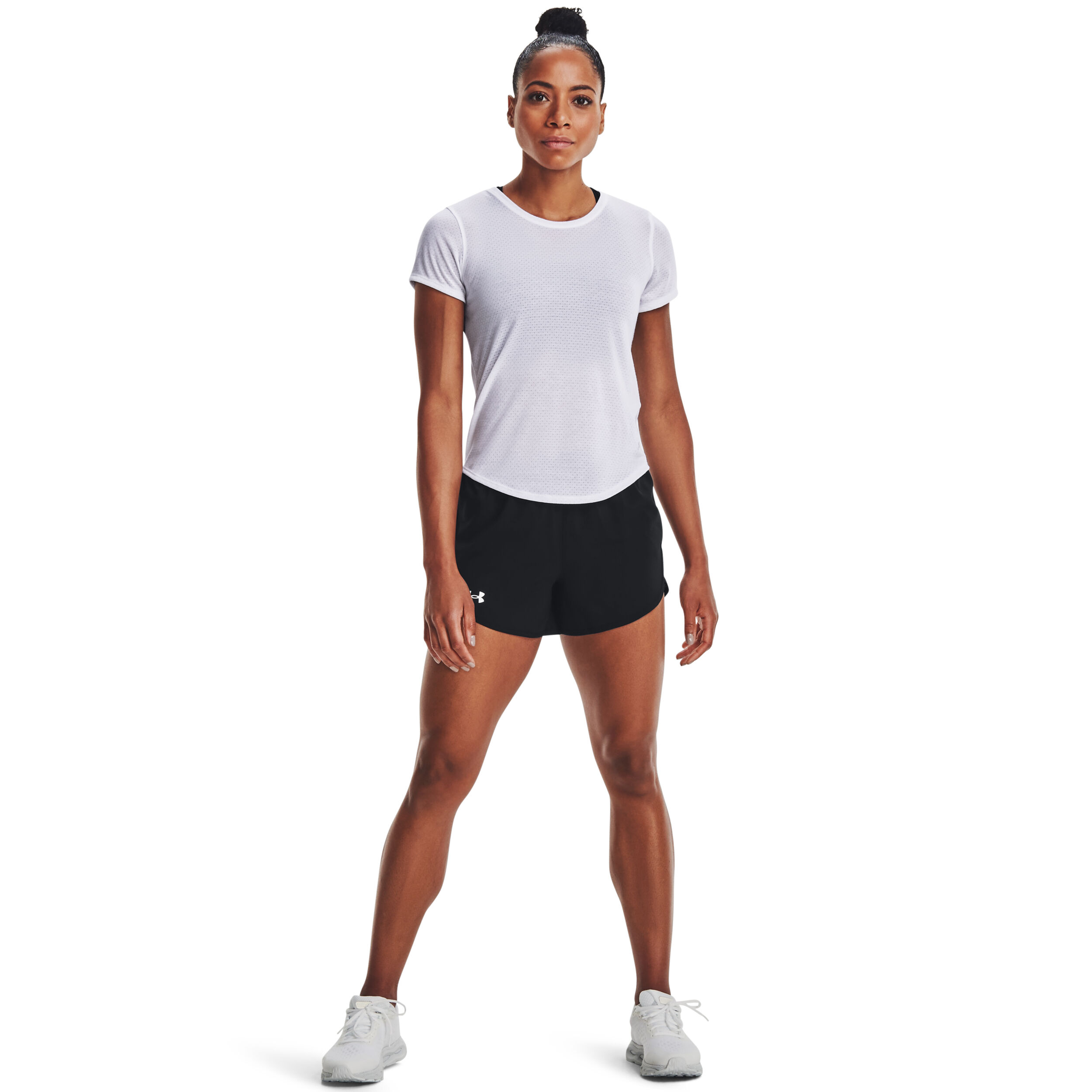 Under Armour Fly By Elite 3in Shorts Femmes - Noir