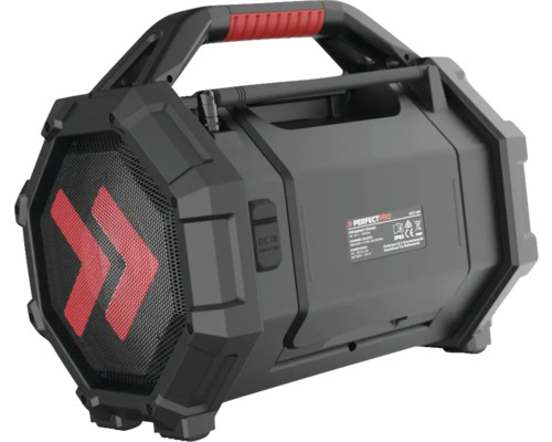PerfecPro ROCKTAGON bouwplaatsradio met DAB+ en FM, Bluetooth, AUX-ingang en USB-ingang, OCT-18V