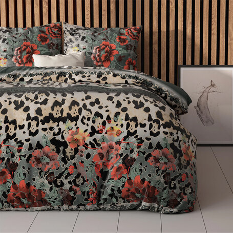 Dekbedovertrek Panther Lace - Antraciet