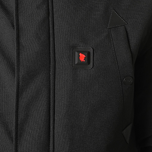 Parka Fourrure Chauffante Slim Fit Chicago Noir Gris