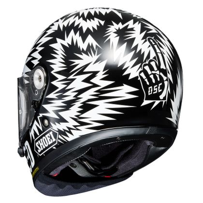 Casque Shoei GLAMSTER 06 - NEIGHBORHOOD x DEATH SPRAY CUSTOM - Noir / Blanc