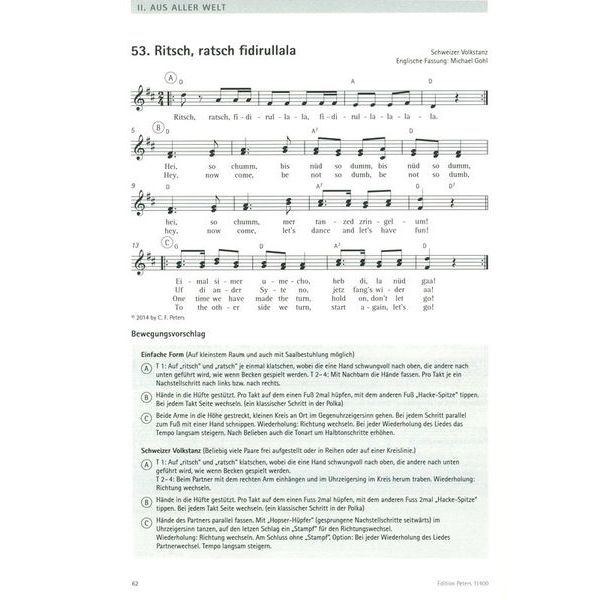 Edition Peters Sing Along Sing Together