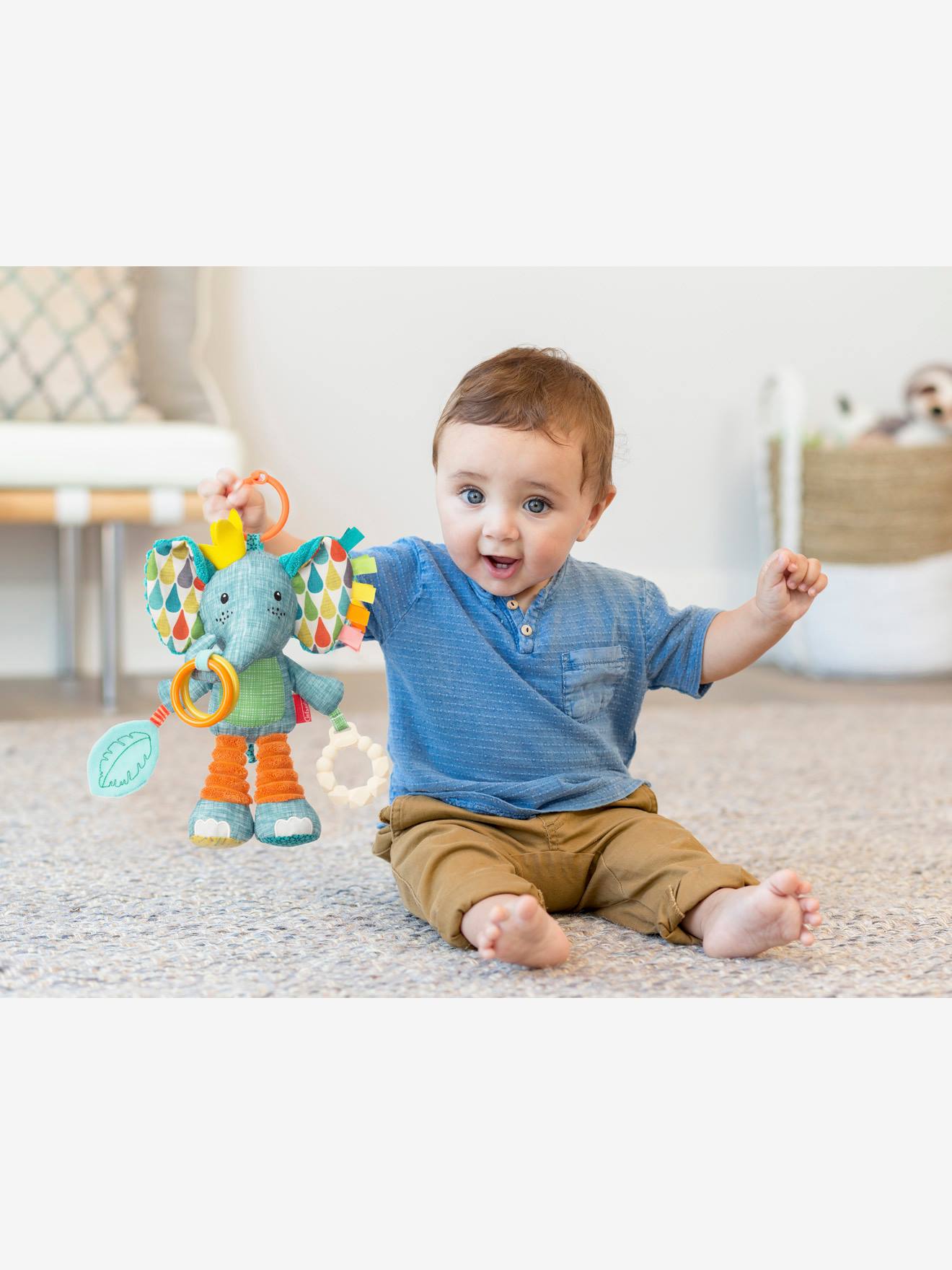 Elefante de atividades Go Gaga Playtime Pal® para bebês, multicolorido