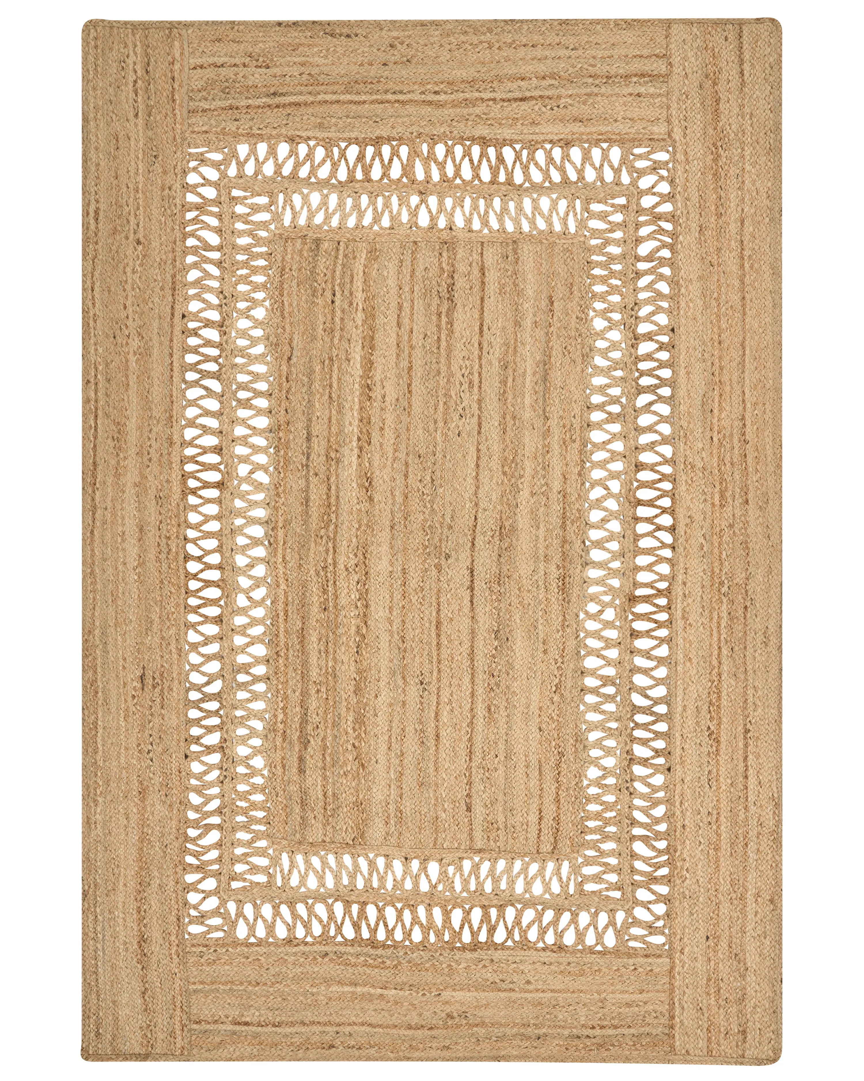 Vloerkleed YENIKOY Beige 200 x 300 cm Jute