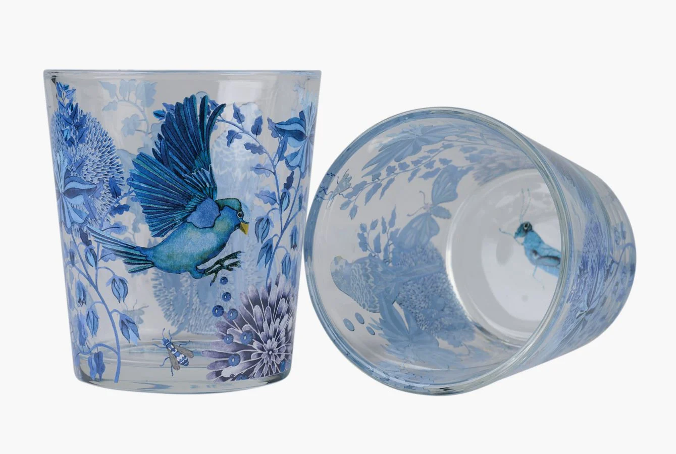 2 pk drikkeglass blå - 350 ml