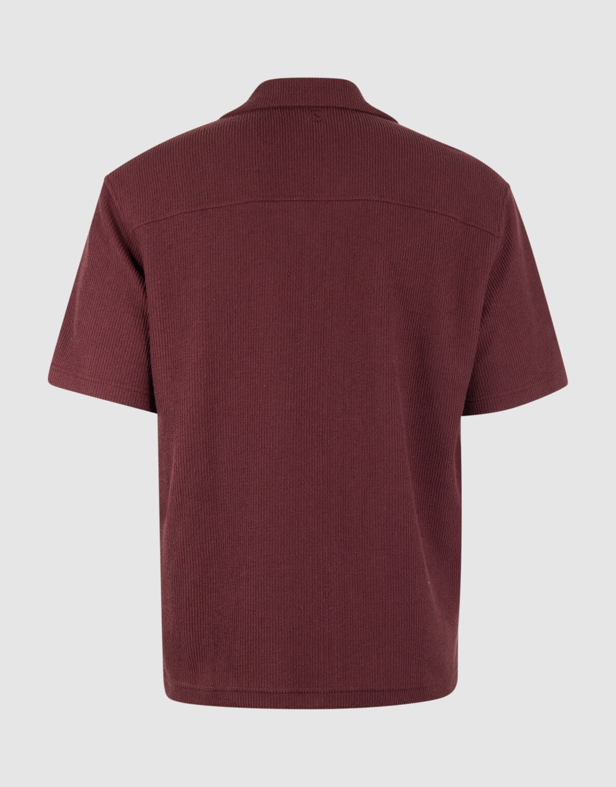 Rib Overhemd Donkerrood