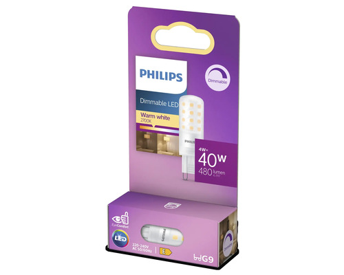 Dimbare LED-lamp G9/4W (40W) 480 lm mat 2700 K warm wit