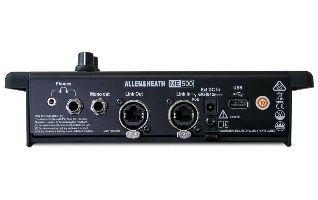 Mischpult ME-500<br>Persönlicher 16-Kanal-Mixer