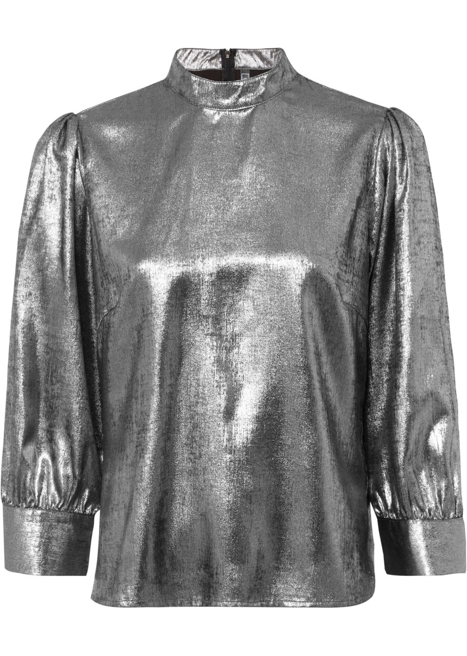 Blouse look métallique
