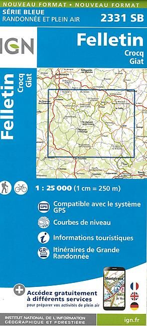 IGN - 2331 SB FELLETIN 1 25 000