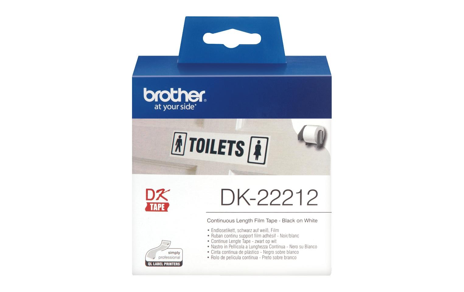 Etikettenrolle DK-22212 Thermo Direct 62 mm x 15.24 mEtikettenrolle für Thermodirekt-Drucker