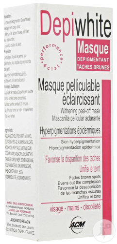 Dépiwhite Masque Pelliculable Éclaircissant Tube 40ml