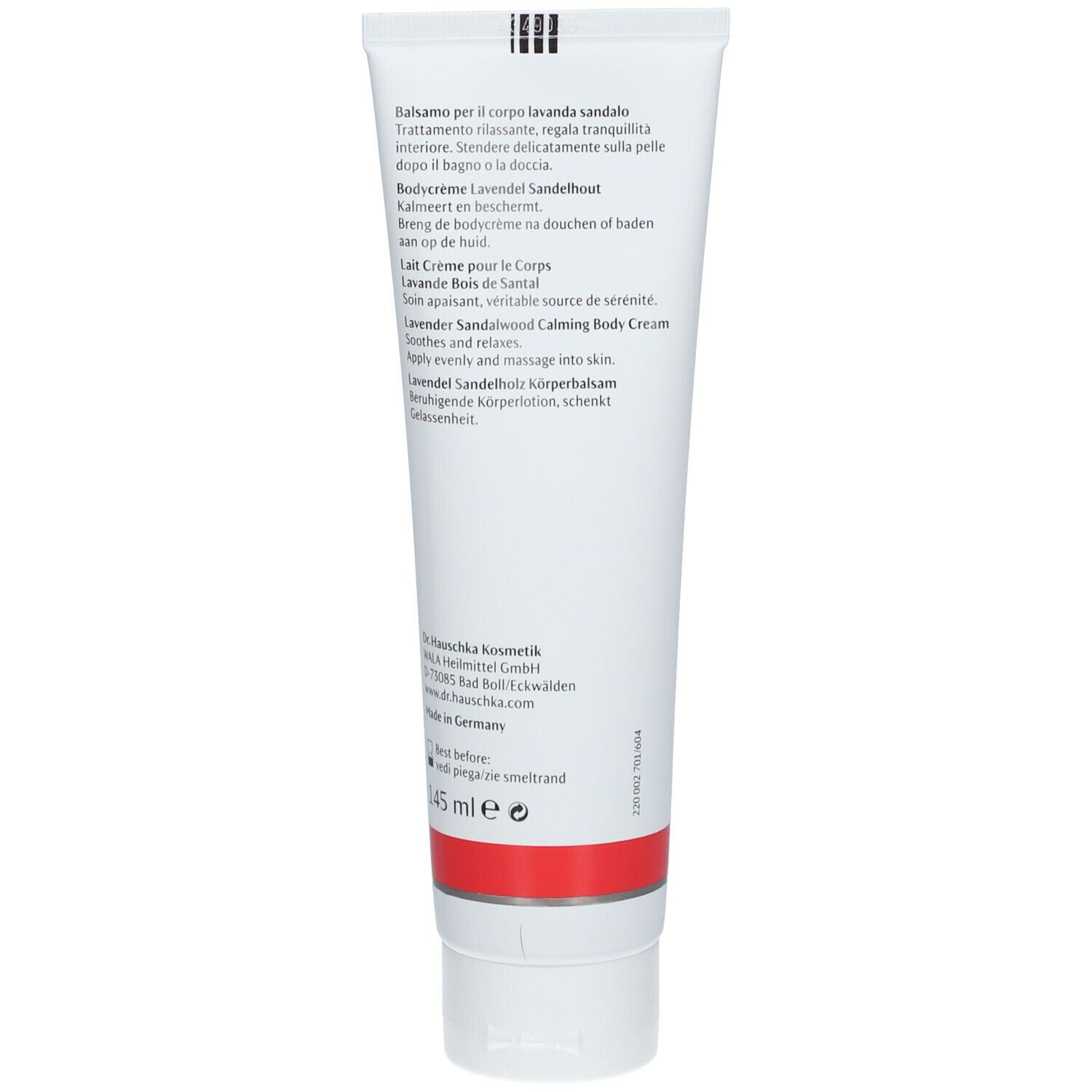 Dr. Hauschka Crème Pour Le Corps Lavande Bois De Santal