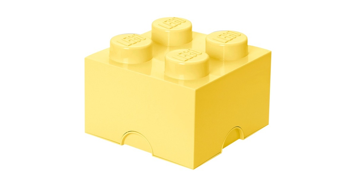 Room CopenhagenLEGO Storage Brick 4 Pastelgeel opbergdoos  (Geel)
