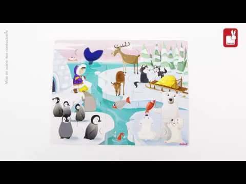 Janod Casse-Tête Tactile La Banquise