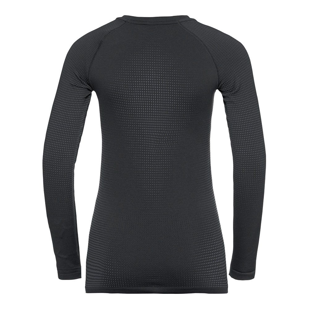 Odlo PERFORMANCE WARM ECO - Sous-couche Femme black/new odlo graphite grey