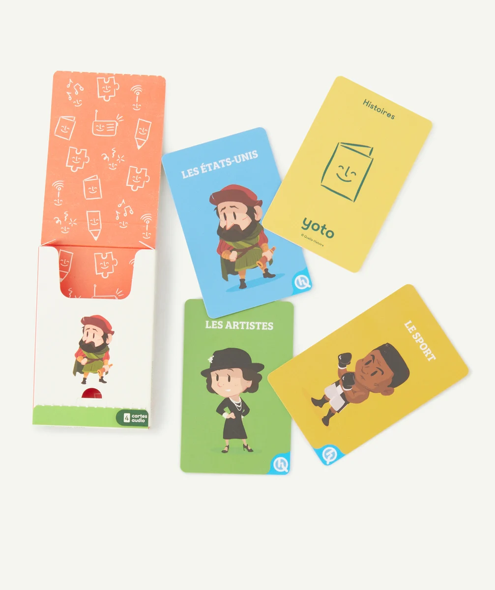 YOTOPACK DE 4 CARTES HISTOIRES AUDIO LES PERSONNALITÉS INSPIRANTES