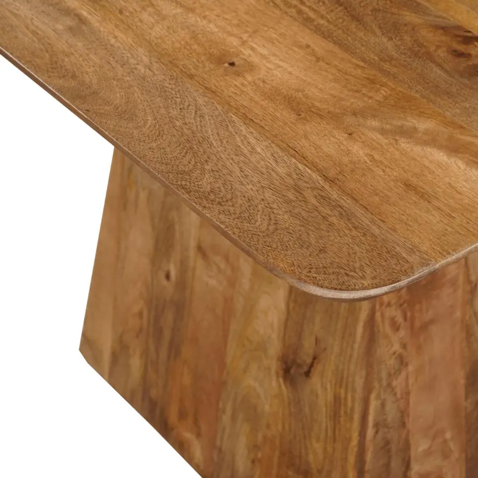 Mangohoutonline - Eettafel Nova Vierkant 110x110cm Vierkant - Bruin - Mahom