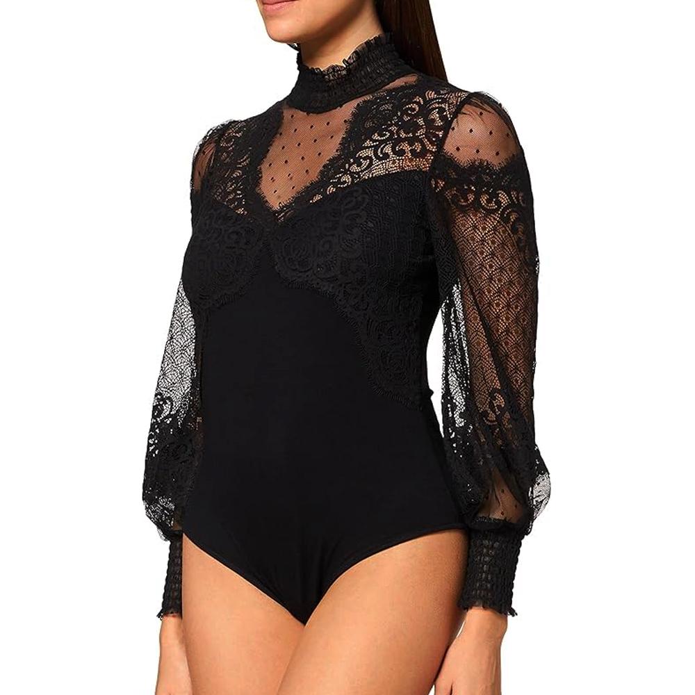 Morgan Body Noir Femme Morgan T-shirt 212-TONA-NR