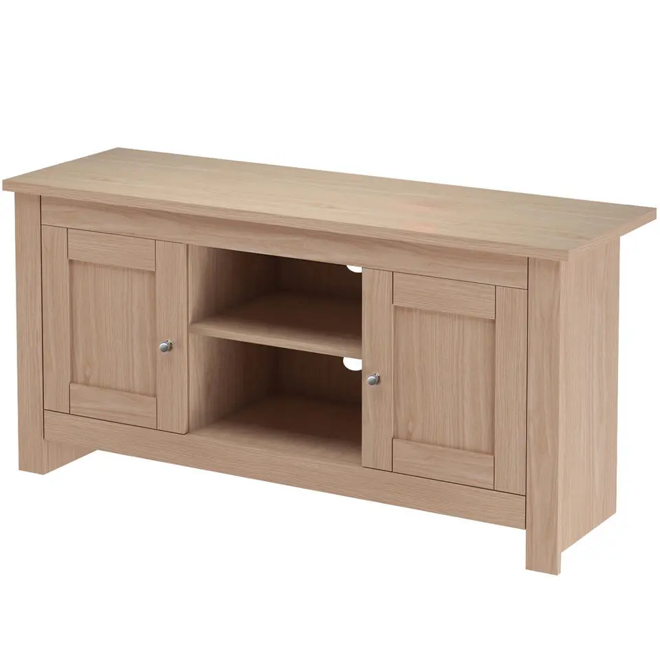 Emerald - TV-meubel met 2 eiken spaanplaatdeuren