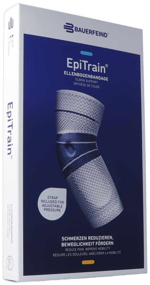 Bauerfeind EpiTrain Aktivbandage Gr5 mit Gurt titan 1 Stk