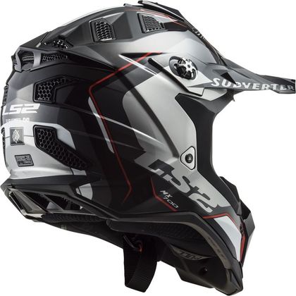 Casque cross LS2 MX700 - SUBVERTER EVO - ARCHED 2023 - Noir / Gris
