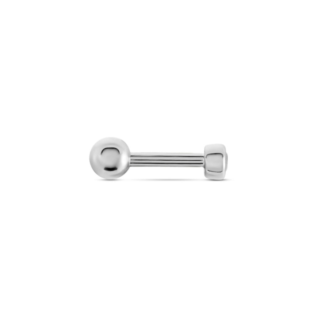 Boucles D'oreilles Puces Anani Argent Blanc Oxyde De Zirconium