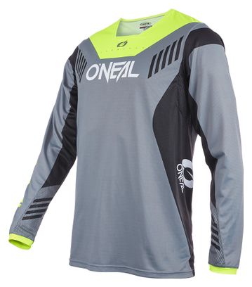 Maillot Manches Longues O'Neal ELEMENT FR HYBRID V.22 Gris/Jaune