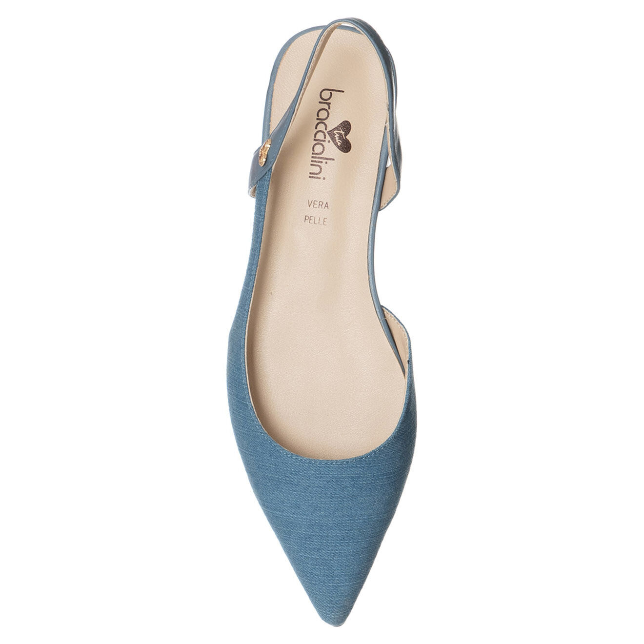Tua By Braccialini Slingbacks Théa bleu jean