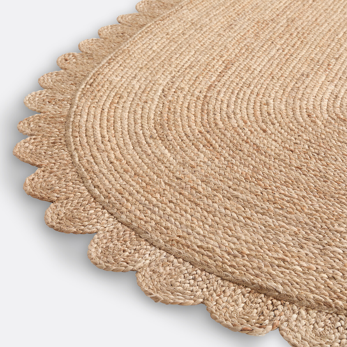 LA REDOUTE INTERIEURS<br>Tapete oval de juta, Aftas