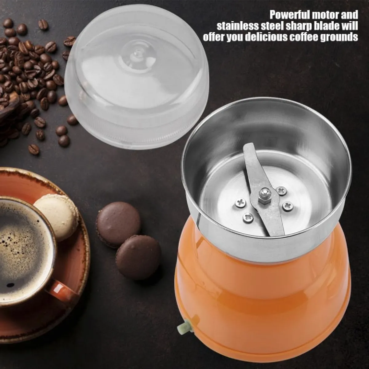 Universal Moulin à Café Électrique - Acier Inoxydable