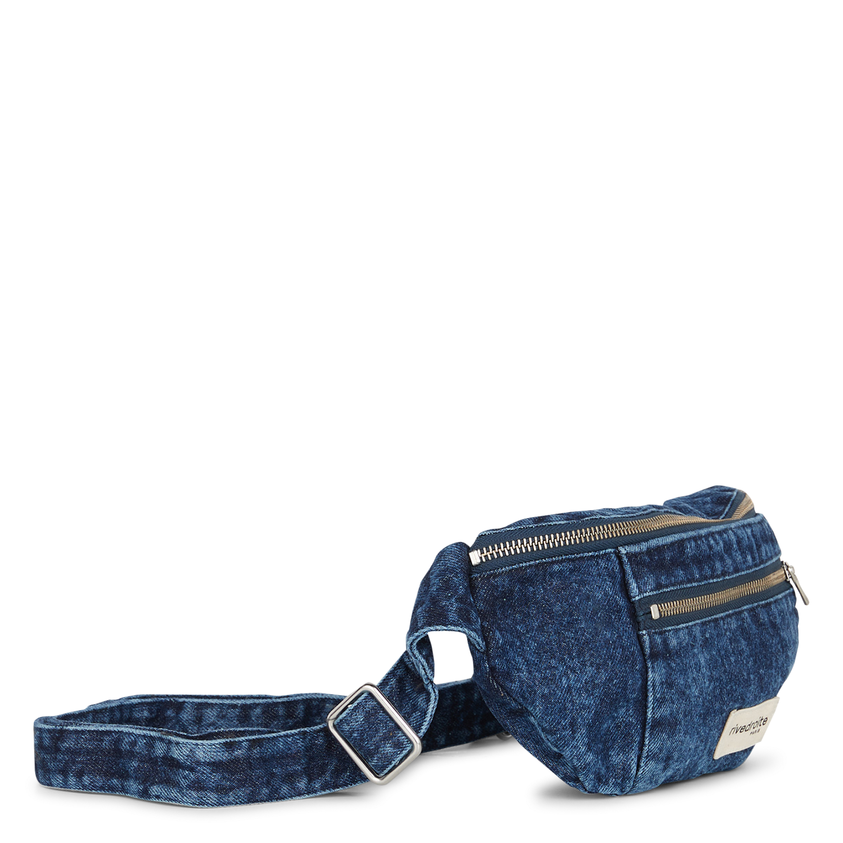 ORSEL - Sac banane en coton recyclé | Bleu